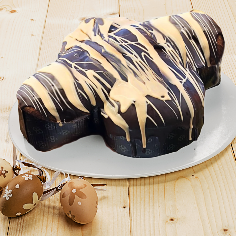 Colomba Artigianale ai tre cioccolati