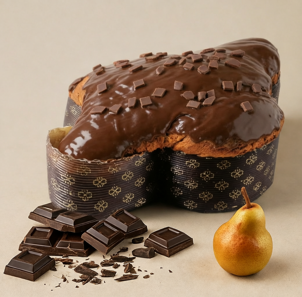 Colomba Artigianale Cioccolato e Pera